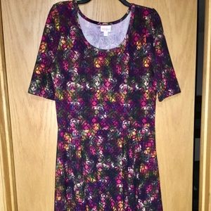Lularoe Nicole Dress - 2XL Multicolored